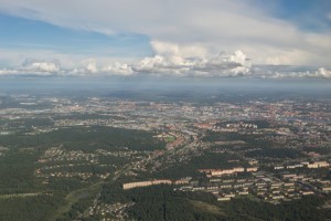 Flygfoto över Göteborg